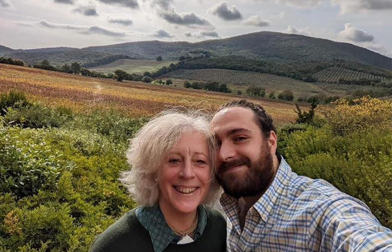 A lovely morning with Elizabeth and Ben